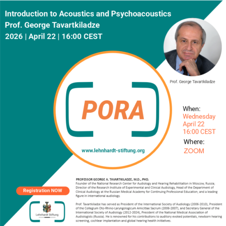 Prof. George Tavartkiladze<br />PORA Webinar 22.04.2026<br />Einführung in die Akustik und Psychoakustik